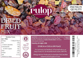 Rulop Vegan Luxury Dried Fruit Mix for Healthy Snacking - 1kg Assortment